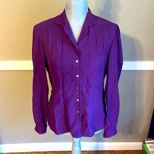Liz Claiborne purple blouse